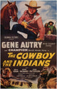 The Cowboy and the Indians Movie Poster Print (11x17)