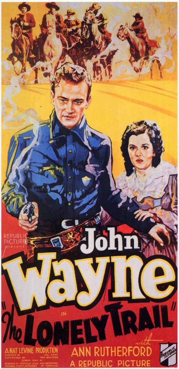 The Lonely Trail Movie Poster Print showcasing cinematic adventure.