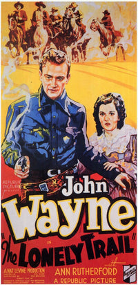 The Lonely Trail Movie Poster Print showcasing cinematic adventure.