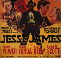 Jesse James Movie Poster Print showcasing the iconic outlaw.
