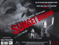 Sunset Boulevard Movie Poster Print showcasing classic Hollywood film art.