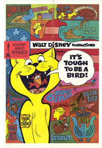 It's Tough to Be a Bird movie poster featuring colorful design.
