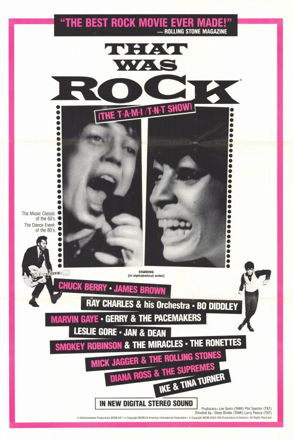 'That Was Rock' Movie Poster Print featuring vibrant rock-themed design.