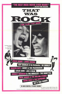 'That Was Rock' Movie Poster Print featuring vibrant rock-themed design.