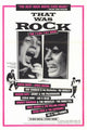 'That Was Rock' Movie Poster Print featuring vibrant rock-themed design.