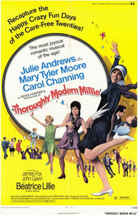 Thoroughly Modern Millie Movie Poster Print showcasing vibrant colors and classic design.