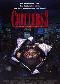 Critters 3 Movie Poster Print showcasing vibrant artwork.