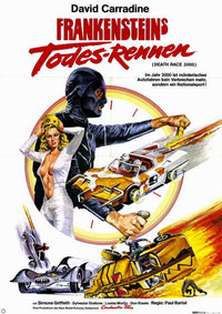 Death Race 2000 Movie Poster Print showcasing an iconic film scene.