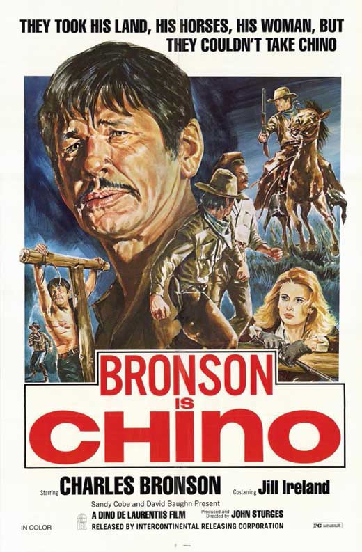 Chino Movie Poster Print showcasing cinematic art