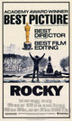 Rocky Movie Poster Print showcasing the iconic boxer in action.