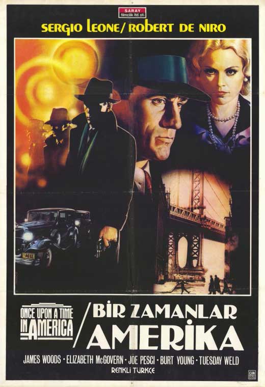 Once Upon a Time in America Movie Poster Print showcasing classic cinematic art.