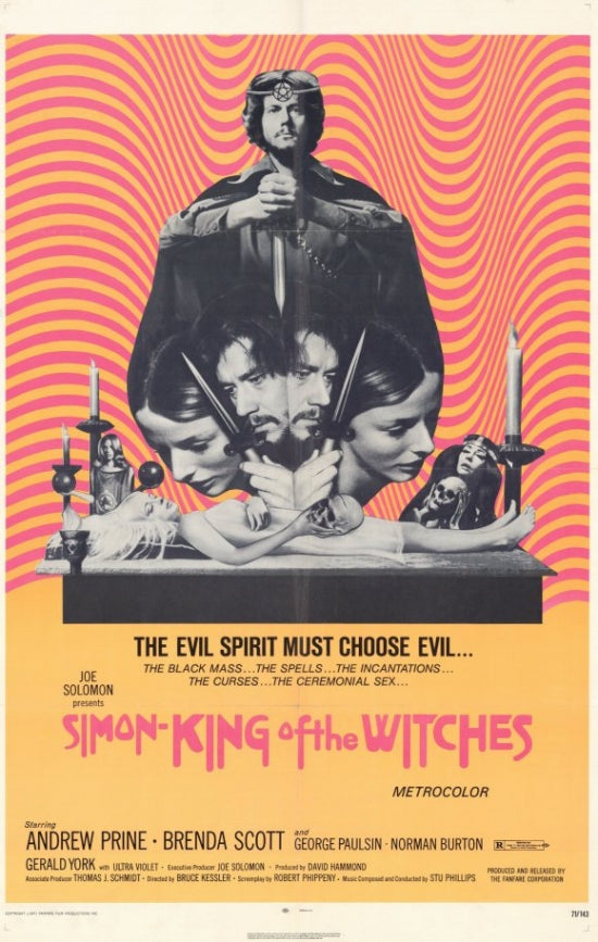 Simon, King of the Witches Movie Poster Print
