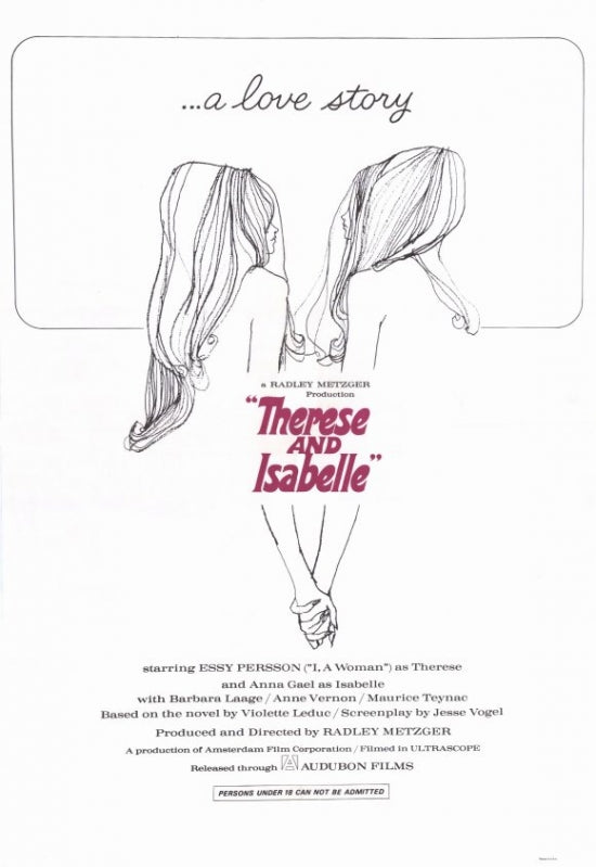 Therese & Isabelle Movie Poster Print showcasing vibrant film art.
