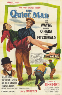 The Quiet Man movie poster print showcasing classic film art.