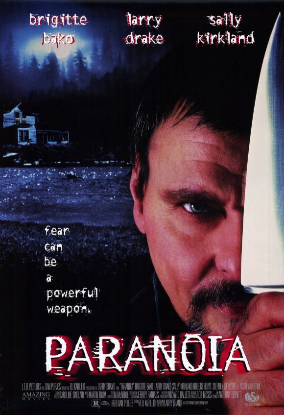 Paranoia Movie Poster Print showcasing cinematic art.