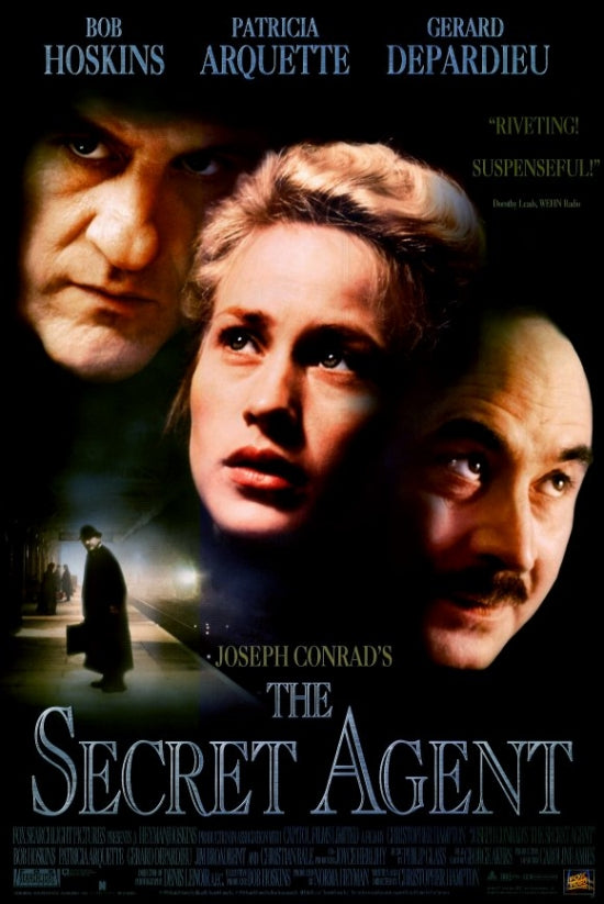 The Secret Agent Movie Poster Print showcasing thrilling espionage imagery.