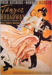 The Barkleys of Broadway Movie Poster Print showcasing vintage cinema art.