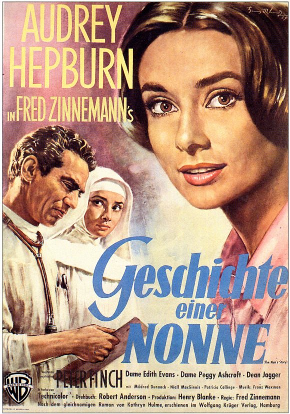 Nun's Story Movie Poster Print - 11x17 size, vibrant colors