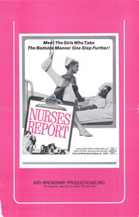 Nurses Report Movie Poster Print showcasing cinematic art.