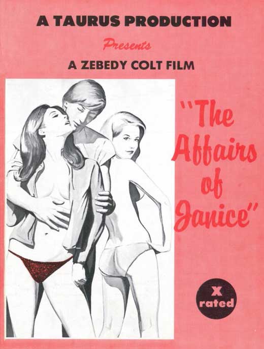 Affairs of Janice Movie Poster Print showcasing cinematic art.