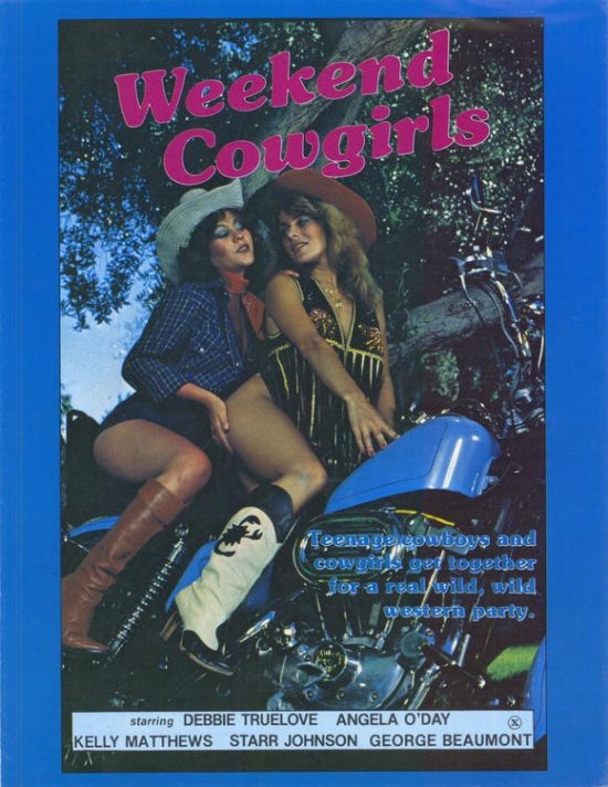 Weekend Cowgirls Movie Poster Print showcasing vibrant colors and adventurous theme.