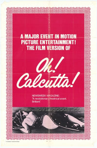 Oh! Calcutta! Movie Poster Print showcasing vibrant theatre art.