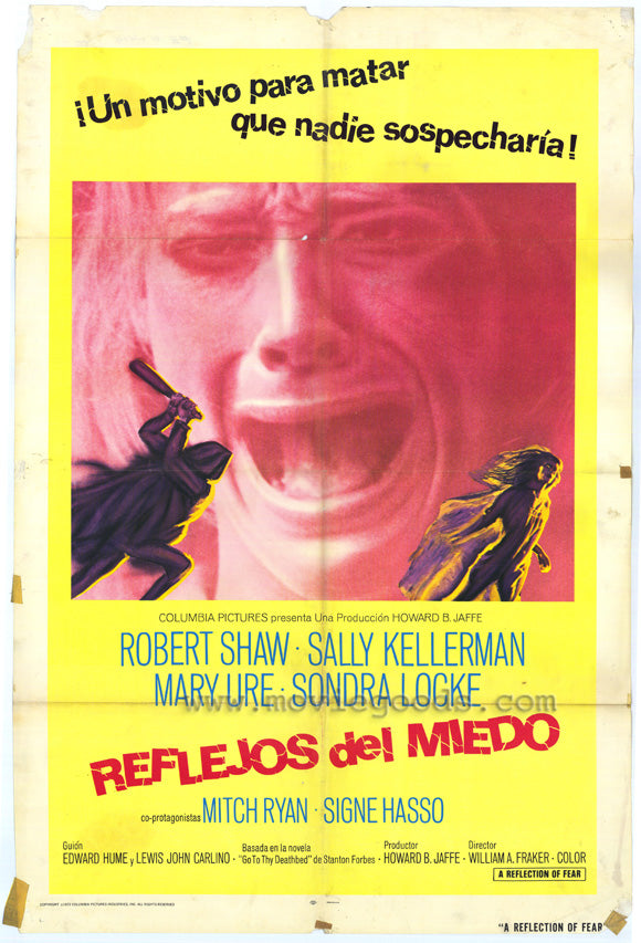 A Reflection of Fear Movie Poster Print showcasing suspenseful art.