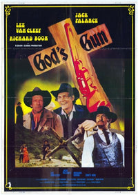 Gods Gun Movie Poster Print, vibrant cinema artwork, available in multiple sizes.