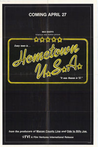 Hometown U.S.A. Movie Poster Print showcasing vibrant small-town Americana.