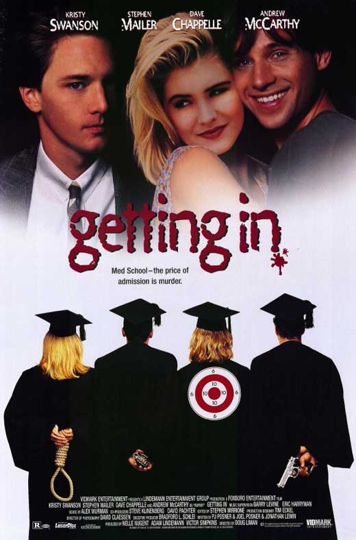 Getting In Movie Poster Print showcasing vibrant film art.