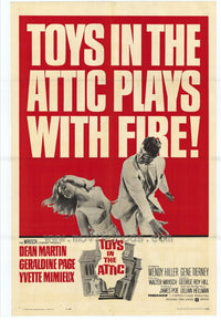 Toys in the Attic Movie Poster Print featuring whimsical artwork.