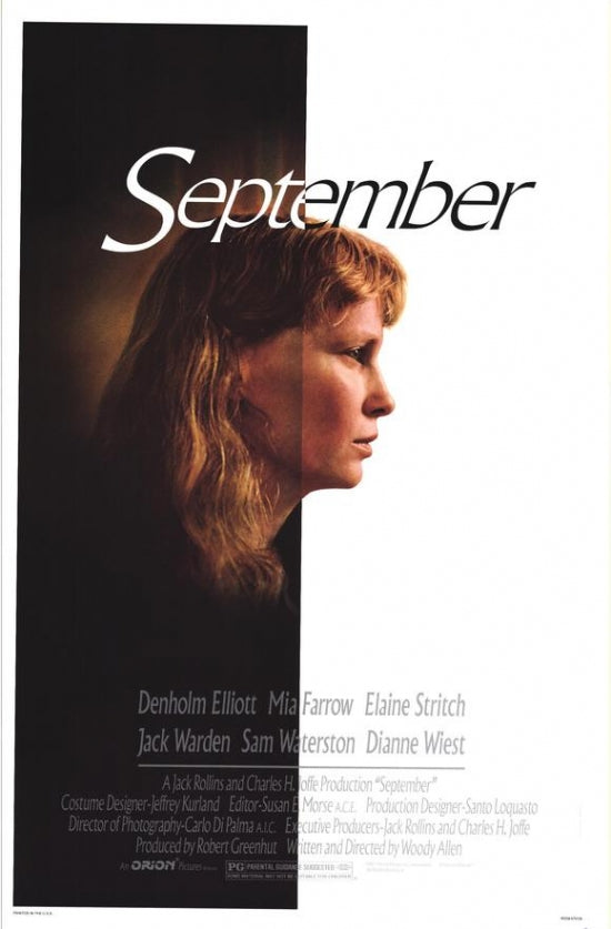 September Movie Poster Print showcasing vibrant colors and artistic design.