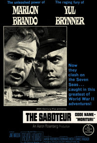 Saboteur Movie Poster Print featuring iconic film imagery