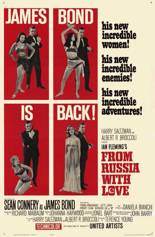 From Russia with Love Movie Poster Print