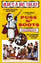 Puss n' Boots movie poster print featuring the playful feline hero.