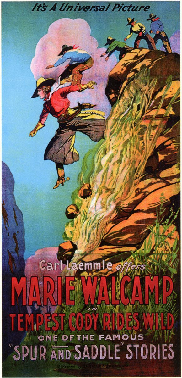 Tempest Cody Rides Wild Movie Poster Print - 11x17