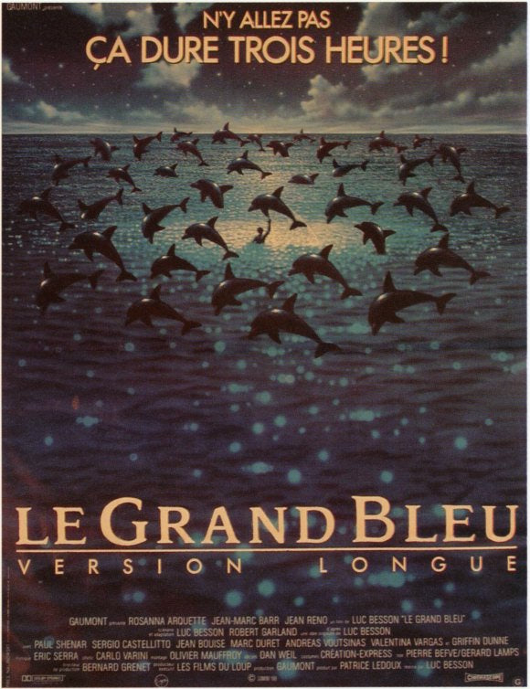 The Big Blue Movie Poster Print showcasing underwater adventure.