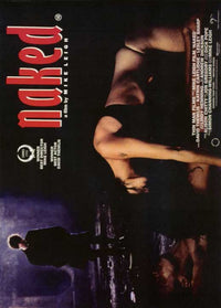 Naked Movie Poster Print featuring bold film artwork.