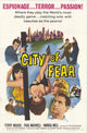 City of Fear Movie Poster Print showcasing suspenseful cinematic art.