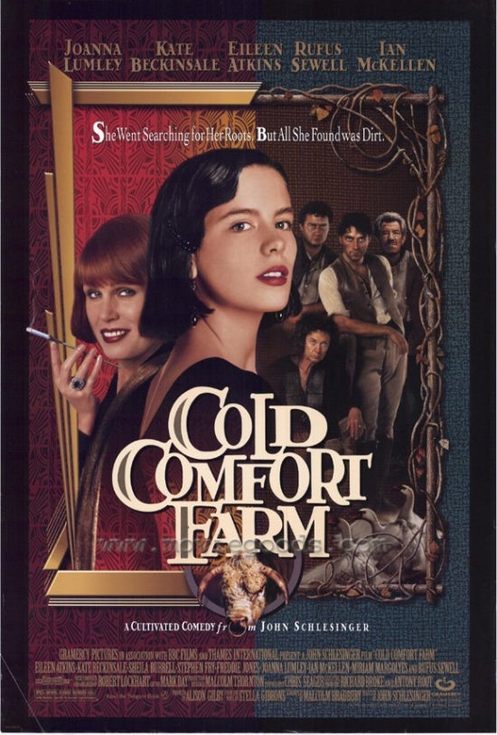 Cold Comfort Farm movie poster print showcasing whimsical rural life.