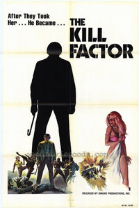 The Kill Factor Movie Poster Print showcasing thrilling action.