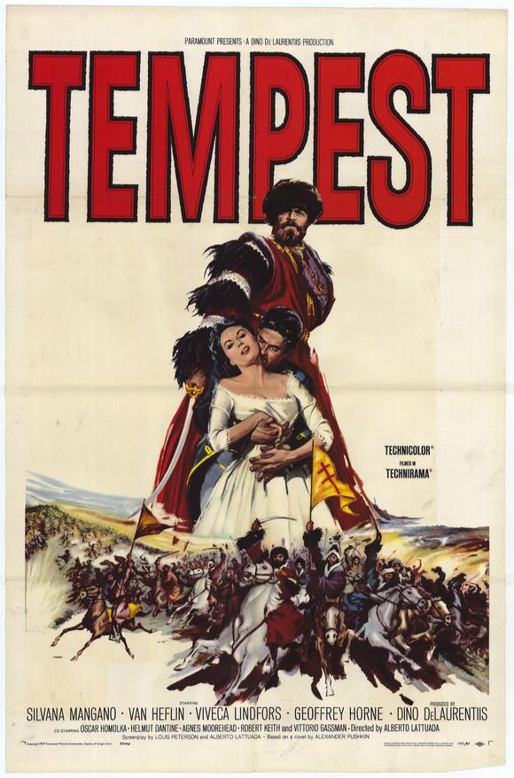 Tempest Movie Poster Print showcasing dramatic visuals and vibrant colors.