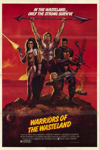 Warriors of the Wasteland Movie Poster Print showcasing vibrant colors and dynamic design.