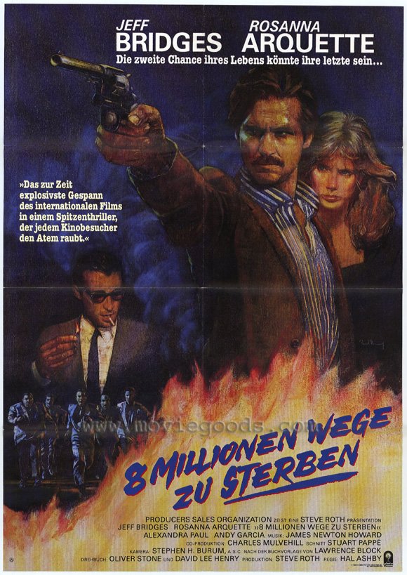 8 Million Ways to Die Movie Poster Print showcasing vibrant cinema art.