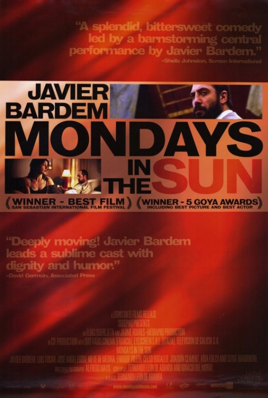 Mondays in the Sun Movie Poster Print showcasing cinematic artistry.