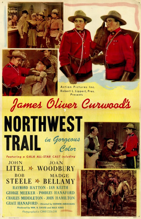 Northwest Trail Movie Poster Print, classic cinema artwork