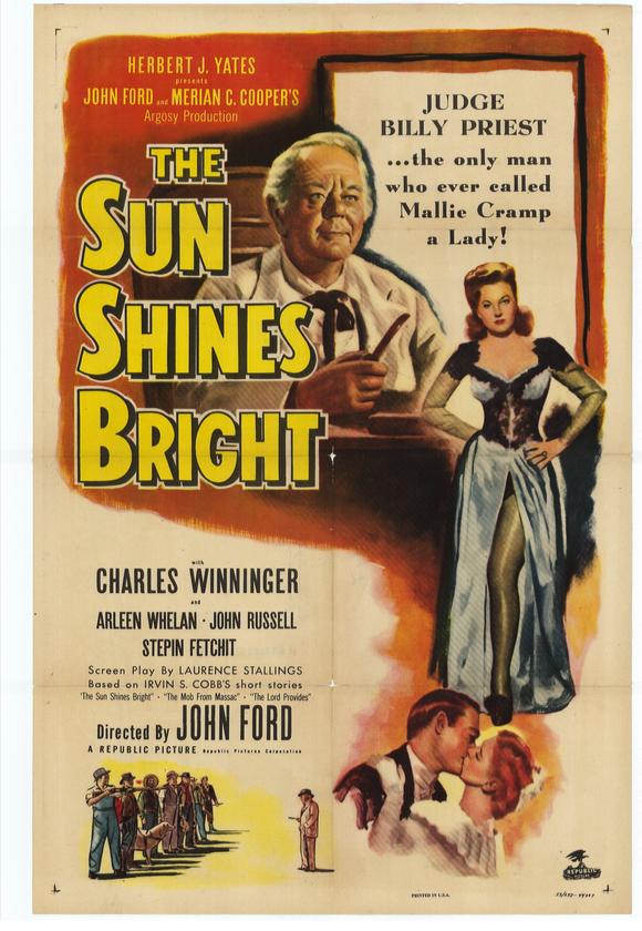 The Sun Shines Bright movie poster print showcasing vibrant colors.