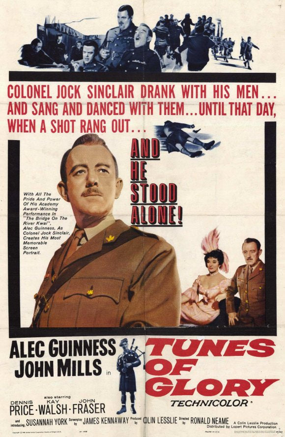 Tunes of Glory Movie Poster Print, vibrant film art for decor