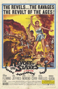 The Revolt of the Slaves Movie Poster Print showcasing powerful imagery.