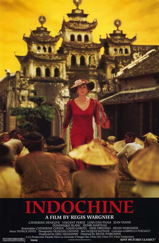 Indochine Movie Poster Print showcasing captivating cinema artwork.